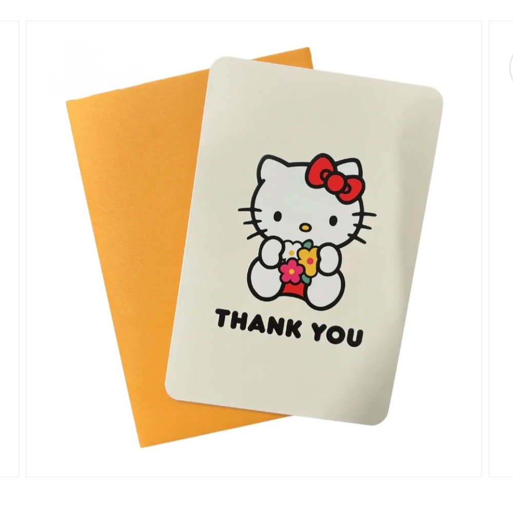 Sanrio Hello Kitty Thank You Card Set Box - Red/Yellow Or Blue/Pink, NIB - Picture 5 of 7